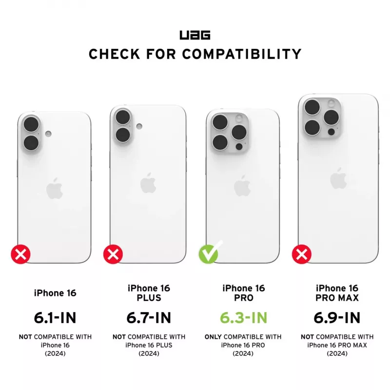 Urban Armor Gear Essential Armor dėklas, skirtas Apple iPhone 15 Pro Max – juodas