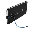USAMS Lightning Dual Adapter su LED šviesos indikatoriumi SJ357 juodas