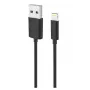 USAMS U-Gee USB į Lightning duomenų ir įkrovimo laidas 1 m juodas