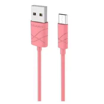 USAMS US-SJ039 U-Gee Pro PVC Universal Micro USB to USB Data & Fast 2A Charger Cable 1m Red