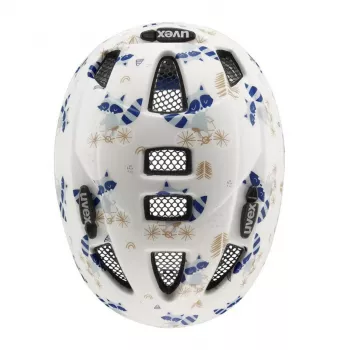 UVEX Kid 2 CC vaikiškas dviračių šalmas 46-52 cm, Raccoon Matt