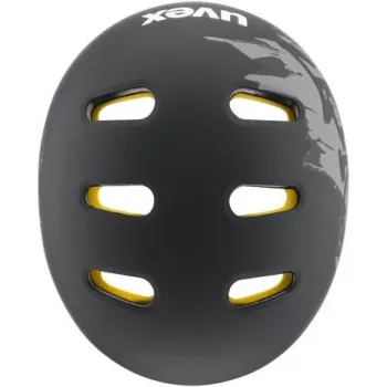 UVEX Kid 4 Style MIPS vaikiškas dviračio šalmas, Dirt Black Matt