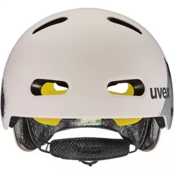 UVEX Kid 4 Style MIPS vaikiškas dviračių šalmas, Dirt Warm Grey