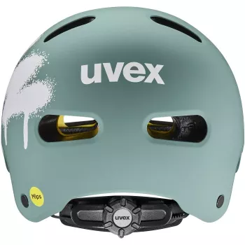 UVEX Kid 4 Style MIPS vaikiškas dviračio šalmas, žalias