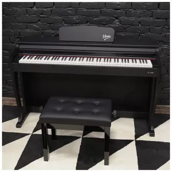 V-TONE BL-8808 BK USB MIDI Digital Learning Piano - 61 klavišai, lietimui jautrūs, juoda