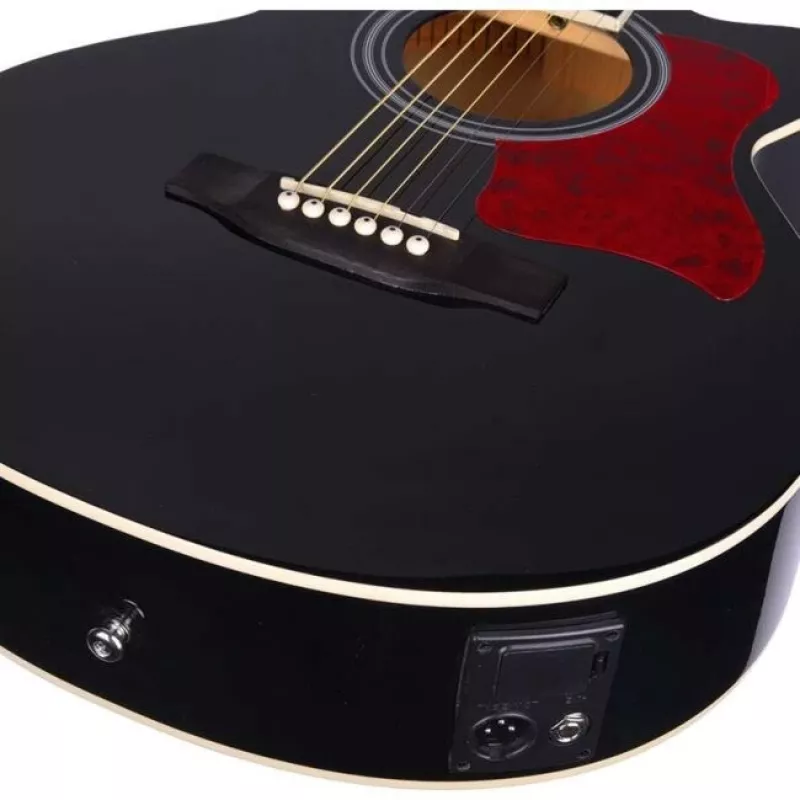 V-TONE EAG SET BK Elektroakustinė gitara su stiprintuvu, juoda