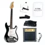 V-TONE ESST39 BK elektrinė gitara 4/4 Stratocaster juoda