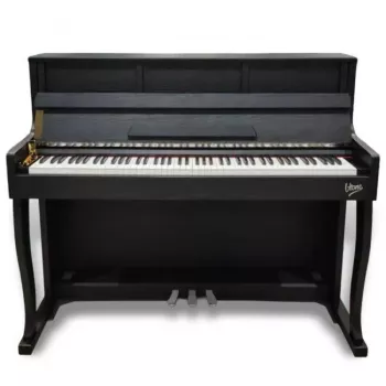 V-TONE PLF-256 BK 88 klavišų skaitmeninis pianinas su gradaciniu plaktukiniu mechanizmu, 238 balsais, 200 ritmų, 128 balsų polifonija, 3 pedalais, 2x25W garsiakalbiais, USB MIDI/Audio, juodas
