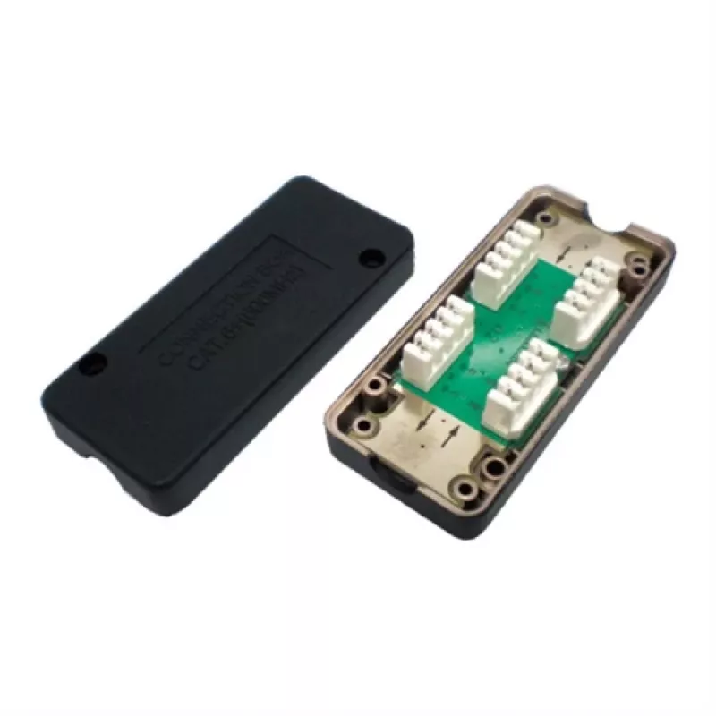 VALUE jungiamoji dėžutė Cat.6A Class EA UTP, 2 prievadų ekranuota paviršiniam montavimui, balta