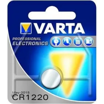 VARTA CR1220 ličio elementas 3V 35mAh 12,5x2,0mm (6220101401)