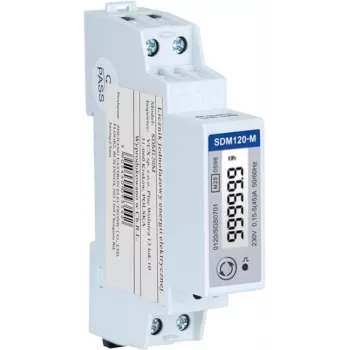 VCX SDM120M vienfazis dviejų krypčių elektros energijos skaitiklis su Modbus RTU (MID)