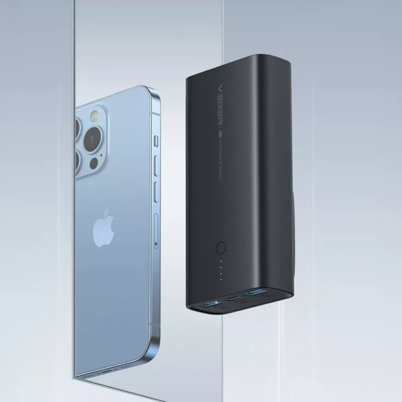Veger ACE100 W1146 10000mAh 20W PD QC3.0 Power Bank - juoda