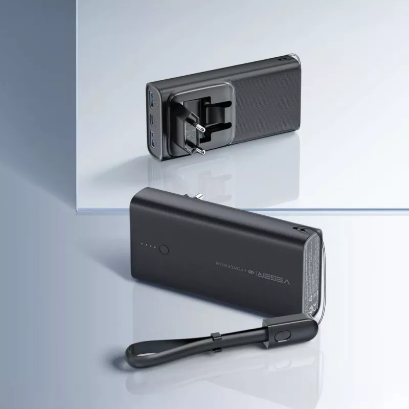 Veger ACE100 W1146 10000mAh 20W PD QC3.0 Power Bank - juoda