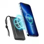 Veger MagOn Power Bank 10000 mAh White - MagSafe Compatible, PD QC3.0 20W Wireless Charging