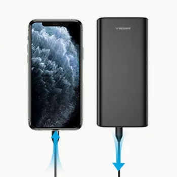 “Veger Powerbank T100 (W2032C-100) PD QC3.0 5A 100W 20000 mAh Black”