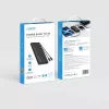 VEGER TCE130 130W PD Power Bank 25000mAh su įmontuotais USB-C ir Lightning kabeliais, juoda