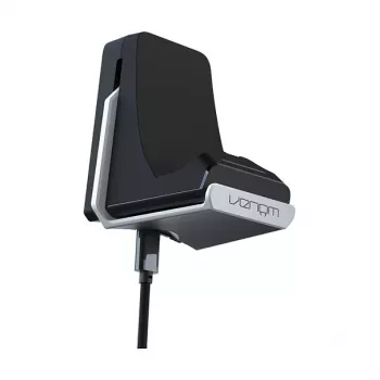Venom Stealth įkrovimo stotelė ir ausinių laikiklis, skirta PS5