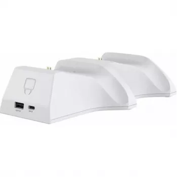 VENOM VS2871 Twin Docking Station, įkrovimo stotelė dviem PlayStation 5 valdikliams – balta | Kur.lt