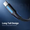 VENTION COKBF USB-C į USB 2.0 laidas, 1 m, juodas