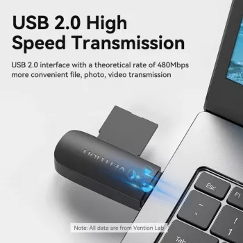 VENTION USB 2.0 atminties kortelių skaitytuvas CLEB0