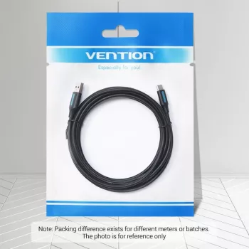 VENTION USB-C į USB 2.0 laidas 0,25 m juodas COKBC
