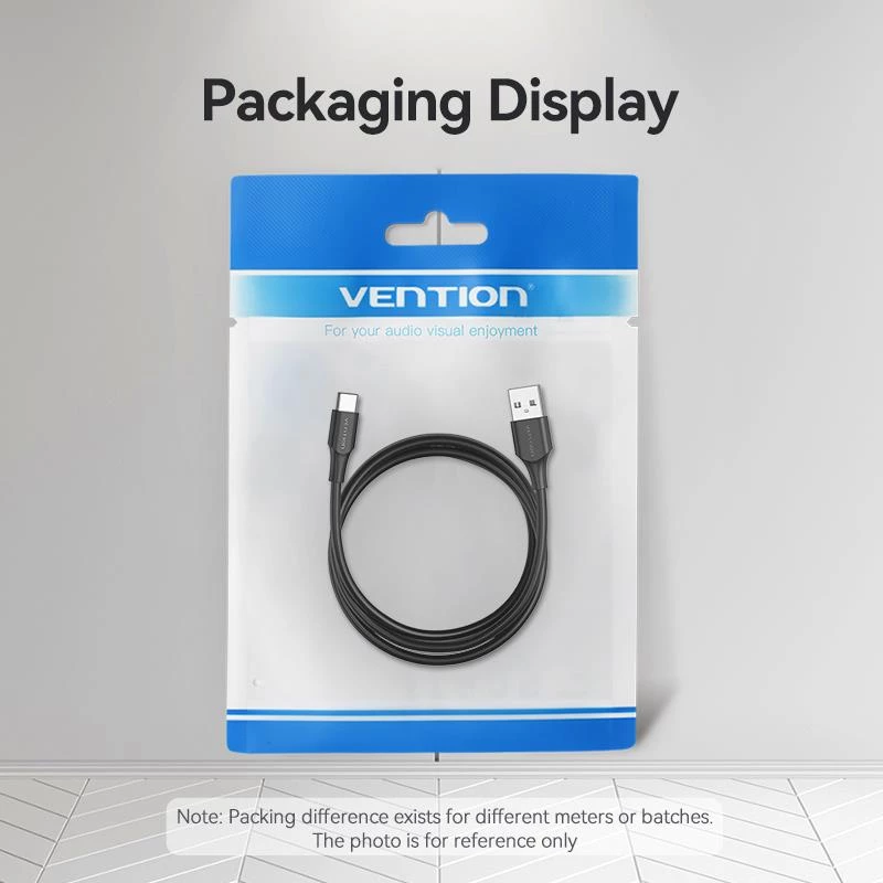 VENTION USB-C į USB 2.0 laidas 2 m juodas CTHBH