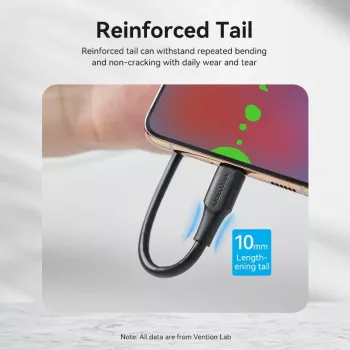 VENTION USB-C į USB 2.0 laidas 2 m juodas CTHBH