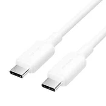 VENTION USB-C į USB-C laidas 1 m baltas TRCWF
