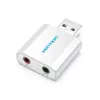 VENTION VAB-S13 USB 2.0 garso plokštė su 2 prievadų USB šakotuvu