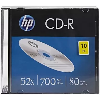 Verbatim HP CD-R 700 MB 52x Slim Case 10 vnt. pakuotė