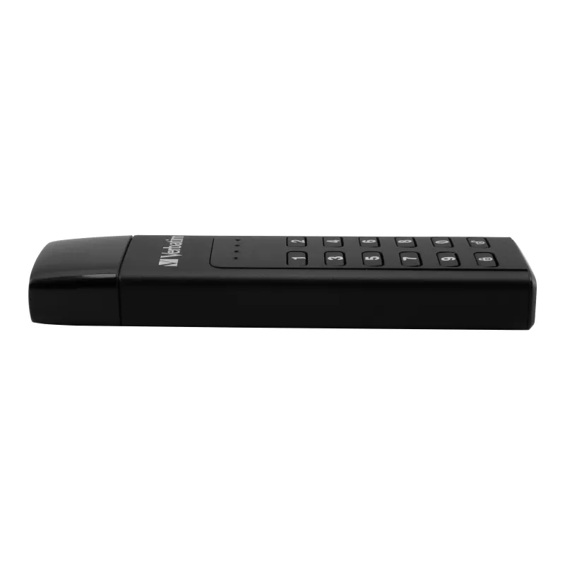 Verbatim Keypad Secure 32GB USB 3.2 Gen 1 Flash Drive su aparatine AES 256 bitų šifravimo apsauga - juoda