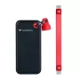 Verbatim Pocket SSD 256GB USB 3.2 Gen 2 Type-C išorinis kietojo būsenos diskas juodas/raudonas (32417)