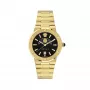 VERSACE V-Chrono vyriškas laikrodis VE7G00323 38mm juodas ciferblatas odinis dirželis