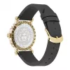 Versace V-Circle Moteriškas Šveicariškas Kvarcinis Laikrodis VE6D00223 40mm Juodas Ciferblatas Odinis Dirželis