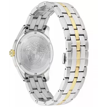 Versace VE7C00623 vyriškas laikrodis 41mm nerūdijančio plieno mėlynas ciferblatas chronografas