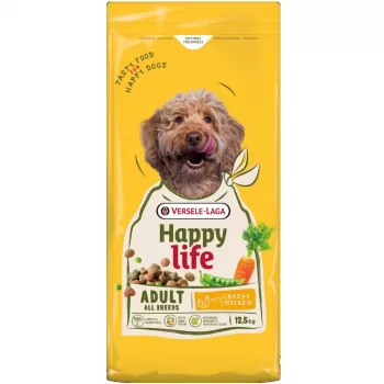 VERSELE-LAGA HappyLife Dry Dog Food with Chicken for Adult Dogs 12,5kg