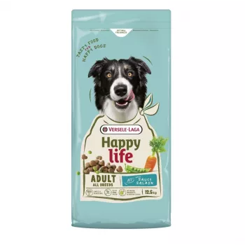 VERSELE-LAGA HappyLife Dry Dog Food with Salmon for Adult Dogs 12,5 kg