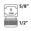 Verto 15G731-30 Sodo žarnos greitojo jungimo rinkinys, 1/2 colio, plastikinis, 30 vnt., žalia/juoda