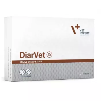 VetExpert Diarvet Small Breed and Cats 6 kapsulės