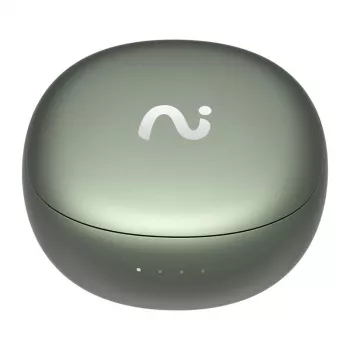 VIAIM Nano+ AI ausinės su balso įrašytuvu, žalios, Bluetooth 5.3, IPX4, 32GB, ENC, jutiklinis valdymas