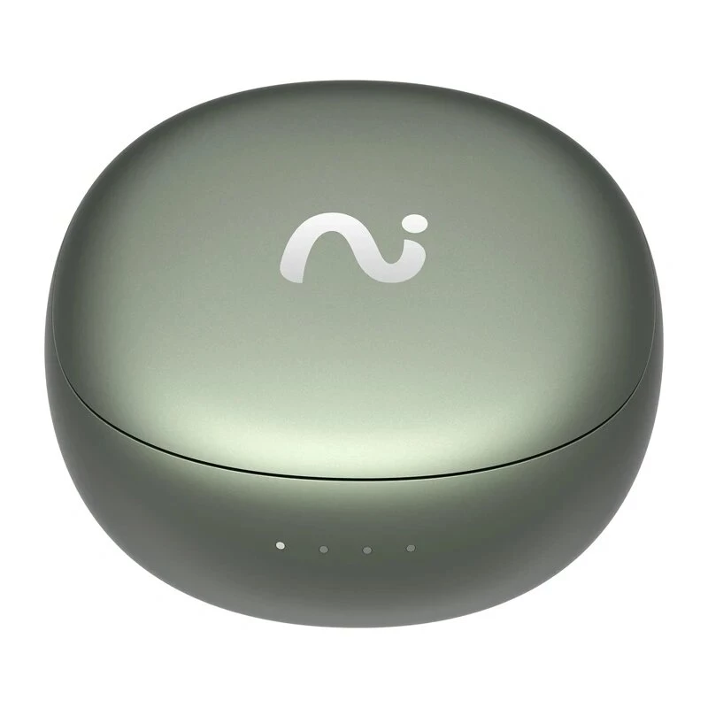 VIAIM Nano+ AI ausinės su balso įrašytuvu, žalios, Bluetooth 5.3, IPX4, 32GB, ENC, jutiklinis valdymas