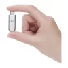 VIAIM Notekit AI Recording Dongle XFVI-D02 (pilka) – AI balso įrašytuvas su 32GB atmintimi, dvigubais MEMS mikrofonais, Bluetooth 5.0, USB-C