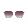 Victoria Beckham VB202S-712 moteriški kvadratiniai akiniai nuo saulės, auksinis metalinis rėmelis, rudi gradientiniai stiklai, 59 mm