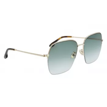 Moteriški akiniai nuo saulės Victoria Beckham VB214SA-700 – Havana acetatinis rėmas, rudas gradientinis stiklas, 61 mm