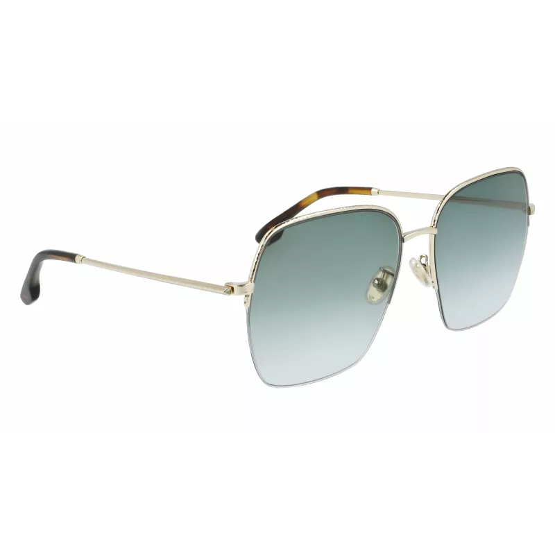 Moteriški akiniai nuo saulės Victoria Beckham VB214SA-700 – Havana acetatinis rėmas, rudas gradientinis stiklas, 61 mm
