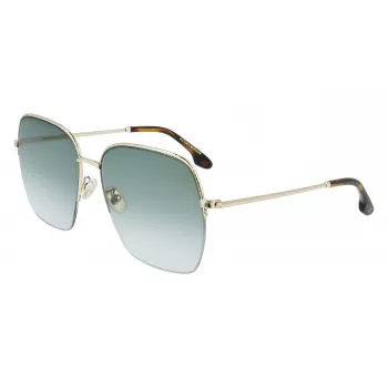 Moteriški akiniai nuo saulės Victoria Beckham VB214SA-700 – Havana acetatinis rėmas, rudas gradientinis stiklas, 61 mm
