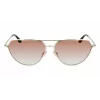 Moteriški akiniai nuo saulės Victoria Beckham VB221S-725 Havana acetatas rudi gradientiniai 60 mm