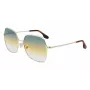 Victoria Beckham VB223S-727 moteriški akiniai nuo saulės, Havana acetato kvadratinis rėmelis, rudi gradientiniai stiklai, 56 mm