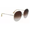 Victoria Beckham VB224S-702 moteriški akiniai nuo saulės Gold/Havana Brown Gradient 59mm
