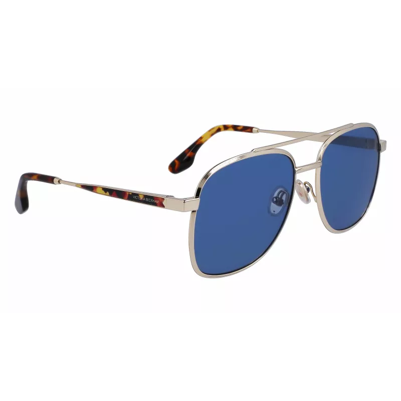 Victoria Beckham VB233S5817720 moteriški akiniai nuo saulės – acetatinis kvadratinis rėmelis – 58/17/140 mm